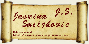 Jasmina Smiljković vizit kartica